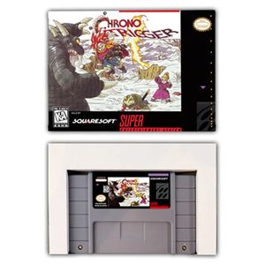 Draagbare gamespelers RPG-spel voor Chrono Trigger - Game Cartridge met doos voor VS NTSC-versie 16 bit SNES-console 231207