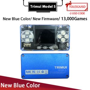 Joueurs de jeux portables Trimui Model S Blue Console vidéo rétro à écran de 2 0 pouces 10 simulateurs Plus de 5 000 consoles de jeu de poche installées 230731