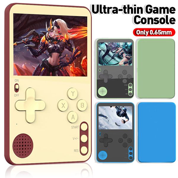 Joueurs portables Players Ultra Thin Handheld Video Game Console intégrés 500 jeux classiques Portable Game Portable Game For Kids Adult Retro Gaming Console 230922