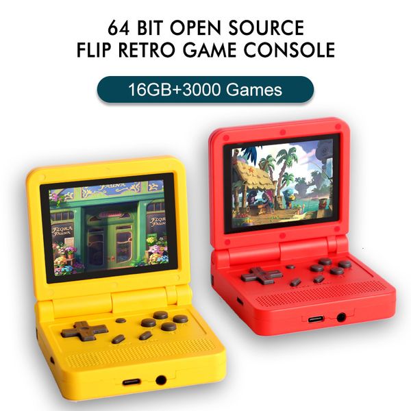 Reproductores de juegos portátiles V90 Consola de juegos portátil Pocket Flip 3.0 
