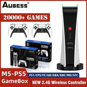 Joueurs de jeux portables Console de jeu vidéo 4K Game Box avec 2 contrôleurs sans fil Player 20000 Classic Retro Video Games 3D HD TV BOX pour PSP N64 T220916