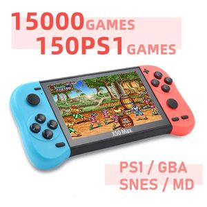 Draagbare gamespelers VILCORN X50MAX 51 inch handheld console ondersteunt tv-uitgang retro draagbare videogamespeler PS1 GBA 231121