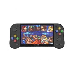 Reproductores de juegos portátiles X19 Pro Retro Consola de video portátil 5.1 pulgadas TFT Sn incorporado 6800Addclassic Games Dual H220426 Drop Delivery Dhy1R