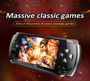 Joueurs de jeux portables X6 4 0 pouces Console de poche 8G 32G Préinstalle 1500 S Support TV Out Machine vidéo Boy Player L2212054916557