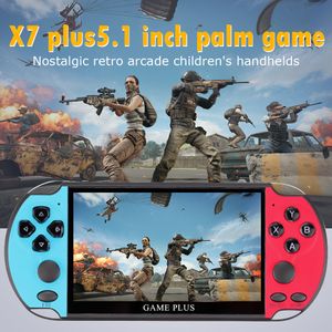 Reproductores de juegos portátiles X7 Plus Retro Portable 8GB Consola de videojuegos Niños Música MP5 Reproductor de películas HD 230718