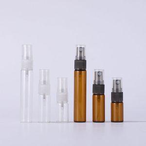 Bouteille de parfum en verre Portable 3ml 5ml 10ml, Mini flacons de pulvérisation cosmétiques avec pulvérisateur à pompe pour voyage