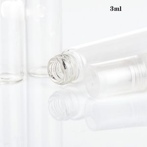 Bouteille de parfum en verre Portable 3ml, Mini flacons de pulvérisation cosmétiques avec pulvérisateur à pompe pour voyage