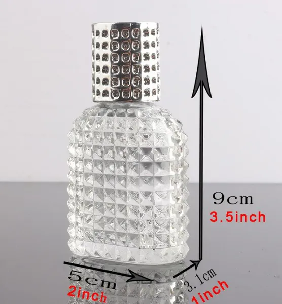 Bouteilles de pulvérisation de parfum en verre portables, conteneurs cosmétiques vides de 30ml, bouteille atomiseur pour Mini bouteilles de parfum de voyage en plein air