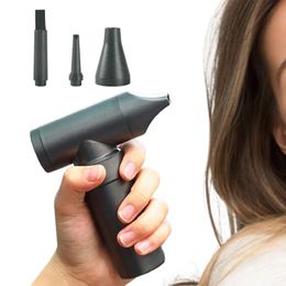 Séchante de cheveux portable polyvalente multipurpose petite rechargeable 3 engrenages Séchante sans fil pour femmes extérieures hommes HOMMES SALON DE VOYAGE 240520