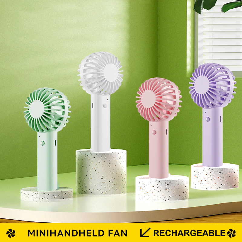 Portable Handheld Fans Mini Bubble Pocket Fan 3 Speeds USB Rechargeable Cooling Fans for Student Outdoor Travel Office