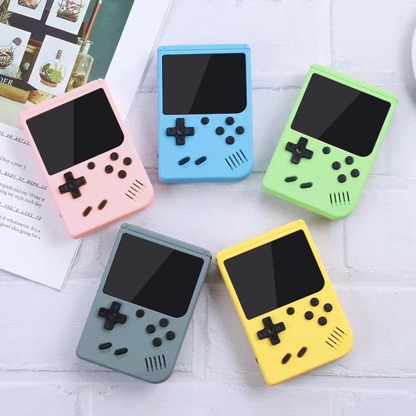 Console de jeu vidéo portable portable rétro mini joueurs 400 jeux 3 en 1 AV G Pocket couleur LCD jeu jouets cadeaux en gros