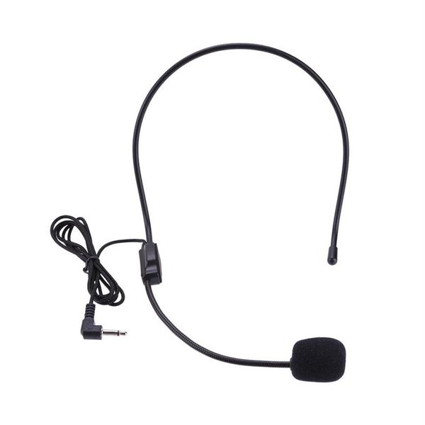 Micro casque portable filaire 3 5mm mobile écouteur flexible dynamique Jack Mic pour haut-parleur Guide touristique enseignement Lecture2964