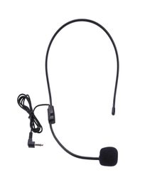Micrófono de auriculares portátiles Wired 35 mm en movimiento Micéndico de conector dinámico de auriculares flexibles para altavoces Guía turístico Conferencia de enseñanza2252005