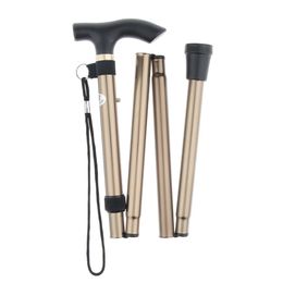 Portable Hord Duty Metal Walking Crutchs Bandable Randonnée Stick Pollable Mobility Aid Cane pour les jeunes adultes âgés 231222