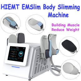 HIEMT Portable réduit la graisse augmente les muscles EMslim Abdomen raffermissant la Machine de contour du corps 4 poignées