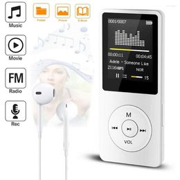 Portable Hifi Music Speaker Walkman met FM Radio Record Mini Mp3 -speler Compatibele recorder/ondersteuning Max 128GB