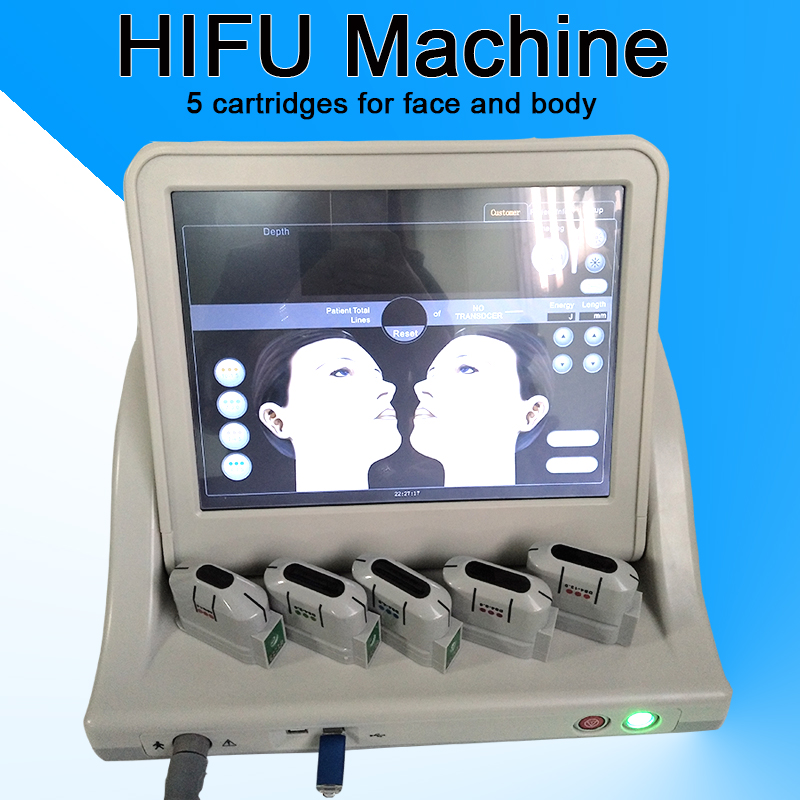 Otros equipos de belleza portátiles HIFU Ultrasonido enfocado de alta intensidad Estiramiento facial Máquina de estiramiento de la piel Eliminación de arrugas