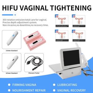Portable Hifu Machine à ultrasons focalisés de haute intensité Hifu Serrage vaginal Rajeunissement Soins de la peau Machine de beauté DHL Livraison gratuite358