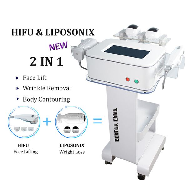 Portable HIFU Machine dissolvant de rides HIFU Liposonixed graisse réduisant le corps amincissant le rajeunissement de la peau