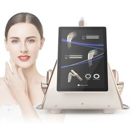 Dispositivo di bellezza dimagrante portatile Hifu indolore anti-età per il rafforzamento della pelle Ringiovanimento della pelle Dispositivo di rimozione delle rughe con 10 cartucce