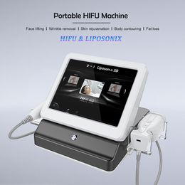 Machine portative de mise en forme Hifu 9D Liposonix, ultrasons focalisés sur l'intensité, élimination des graisses, amincissant, équipement de beauté Lipo