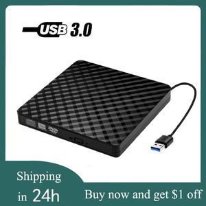 Draagbare high-speed USB 3.0 Externe CD/DVD-ROM Optische Drive Externe Slim Disk Reader Desktop PC Laptop Tablet DVD-speler 240113