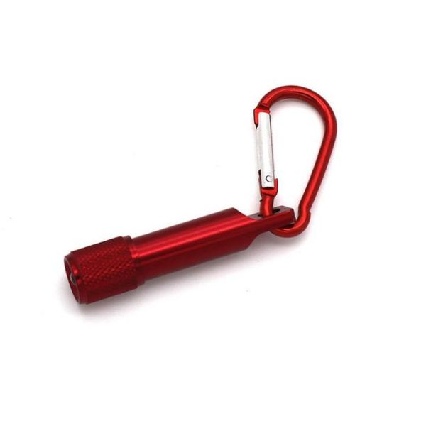 Portable randonnée camping Mini lampe de poche LED porte-clés en alliage d'aluminium boucle d'alpinisme gf985