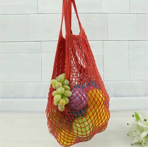 Portable creux maison net sac supermarché shopping légumes et fruits pliable petit volume 2023