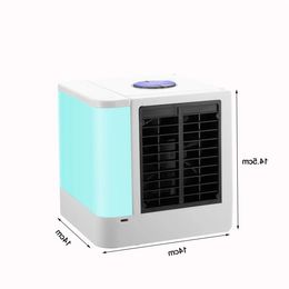 FreeShipping Draagbare Thuis Airconditioner Zomer Multifunctionele Mini Airconditioner Fan Luchtbevochtiger Kantoor Luchtkoeler 7 Kleuren Pqbba