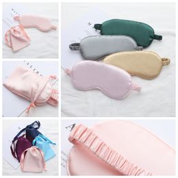 Portable Home Eye Mask Silk Cloth Tas kan geschikt zijn voor Sleeping Commodity LK001180