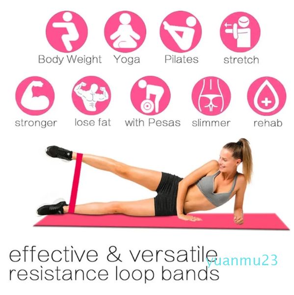 Bande élastique Portable pour exercices de Fitness en plein air, qualité supérieure, antidérapante, boucles de résistance pour l'entraînement corporel