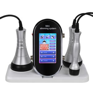 Draagbaar Home Gebruik Slankmachine Cavitatie RF Bodyvorming Radiofrequentie Huidverstakking Face Tillen Anti Aging Mini 40K Ultrasone slank Salon Spa -apparaat