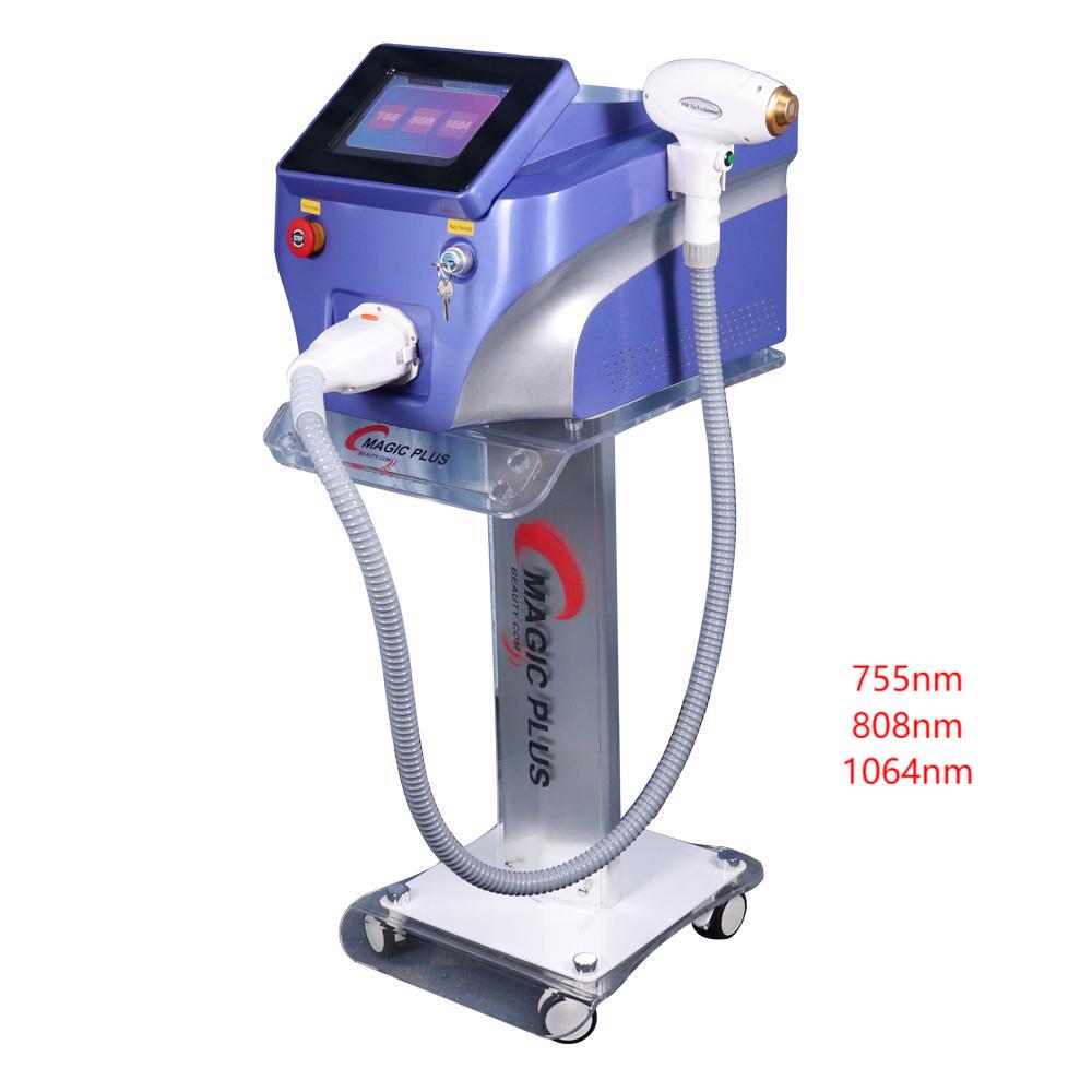 Portable Hot-Selling 3 Wavelength 808nm Diode Laser Hair Removal Machine