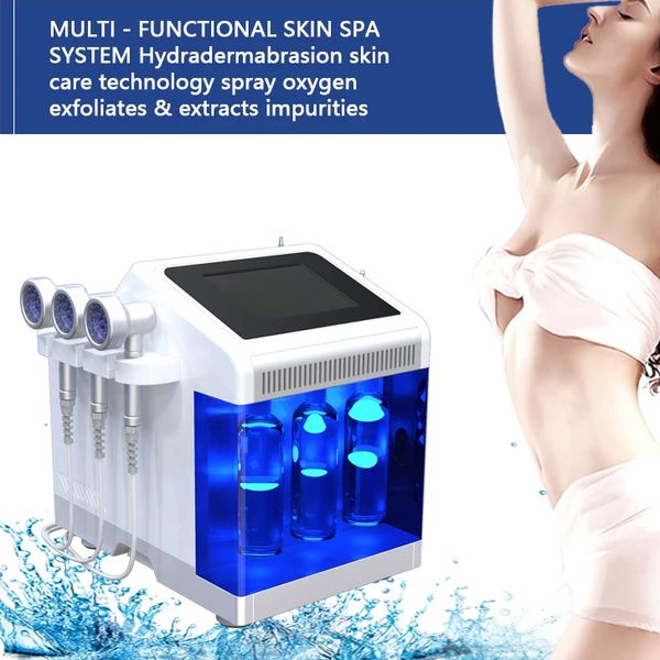 Máquina de hidrodermoabrasión portátil, chorro de oxígeno hidrafacial, Aqua Peeling, estiramiento de la piel, máquina de Estiramiento facial, dispositivo PDT de microdermoabrasión