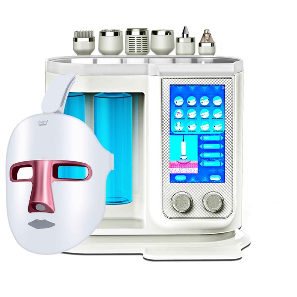 Portable hydrothérapie eau visage Dermabrasion oxygène Jet Plasma RF froid marteau BIO visage peau serrant la Machine de beauté