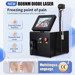 Portable Ice Titanium 1064 808nm Diodo Device 2 en 1 1200W Indolore 808 Laser Diode Épilation Machine Pour Le Corps