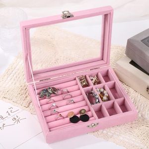 Draagbare sieraden Opbergdoos Nieuwe high-end prachtige grote capaciteit Travel Jewelry Bag Jewelry Box Organizer