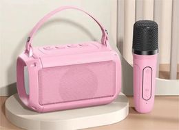 Draagbare Karaoke-luidspreker Draadloze microfoon RGB-subwoofer Bluetooth-luidspreker HIFI-stereogeluid Home Theater Party-geluidssysteem