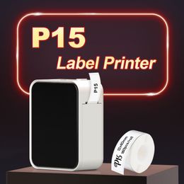 draagbare label maker p15 draadloze bluetooth label printer diy p15 label silimar as marklife p15 p12 p11 l12 deli q2 phomemo d30