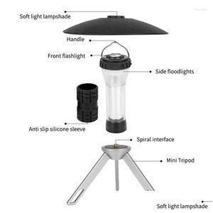 Lanternes portables 1 pcs mtifonctionnel caméra légère lanterne extérieure avec gouttes d'urgence magnétique sports de sport extérieur camping randonnée a dhpkz