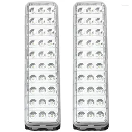 Linternas portátiles 2x LED Luz de emergencia Mini 30 2 Modo Lámpara recargable para el campamento en casa al aire libre