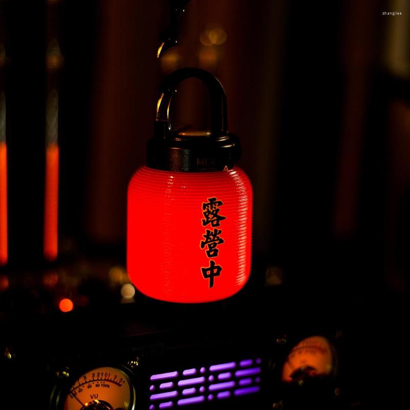 Lanterne portatili Lanterna da campeggio Paralume in stile giapponese con accessori decorativi per custodia per ML4