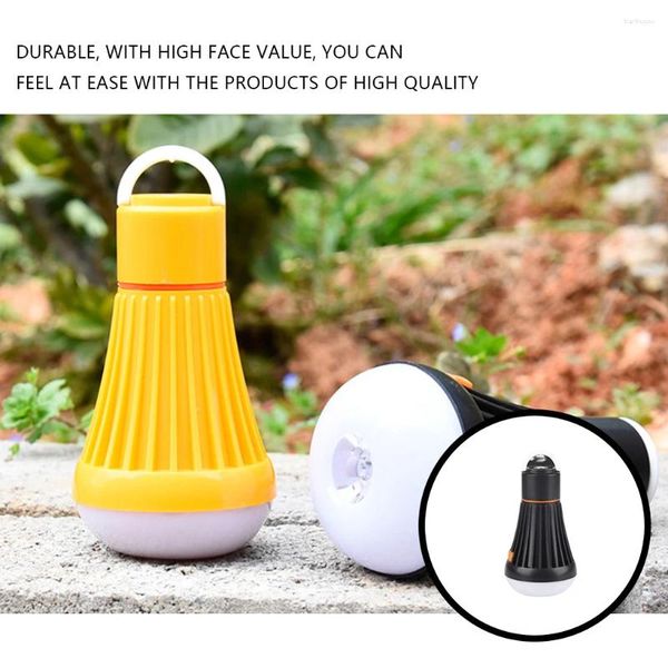 Lanternes portatives Camping lumière alimentée par batterie 4Modes 6Led 3W torche aimant lampe suspendue éclairage pour