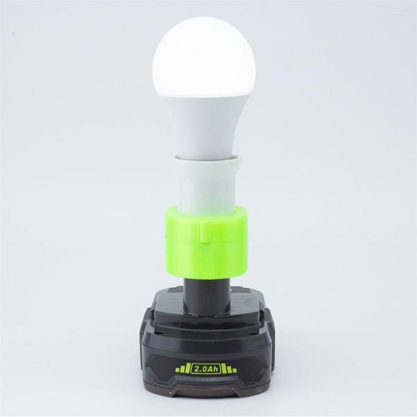 Lanternes portables pour ryobi 18v Li-ion batterie sans fil E27 lampe à lampe à LED LED intérieure et extérieure