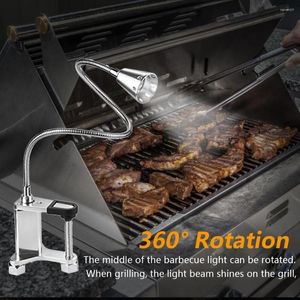 Lanternes portables LED Barbecue Light Outdoor Grill magnétique résistant à l'usure à 360 degrés Lampe de barbecue réglable