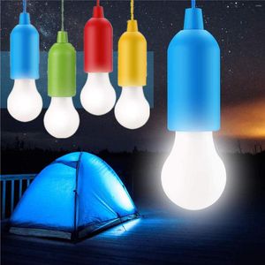 Draagbare lantaarns led lamp licht buiten hanglampen tent trekkoord camping nacht lantaarn lamp