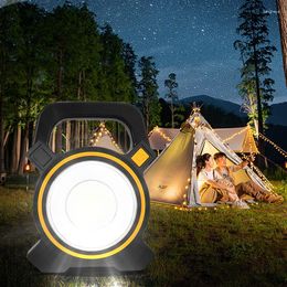 Lanternes portatives Letour lampe de Camping en plein air multifonctionnelle charge et décharge d'urgence lampe solaire pour la pêche de nuit