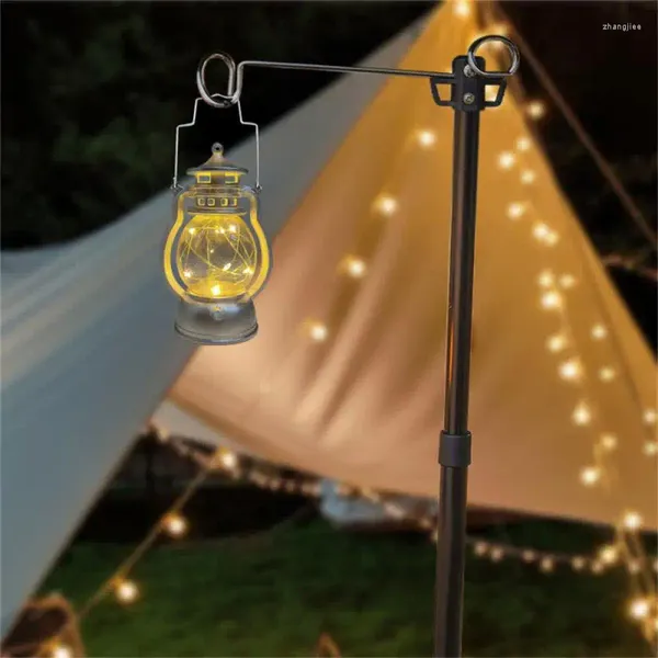 Lanternes portables de style rétro Light Light Outdoor Tente Camping Kérosène Lampe Ornements Bar Cafe Resttuarant Chambre Decoration