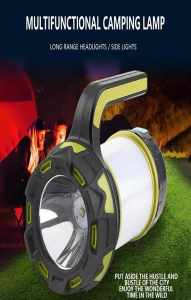 Lanternes portables Strong Light Longs Searchlight LED Camping d'urgence rechargeable avec Lantern Light319S9713285