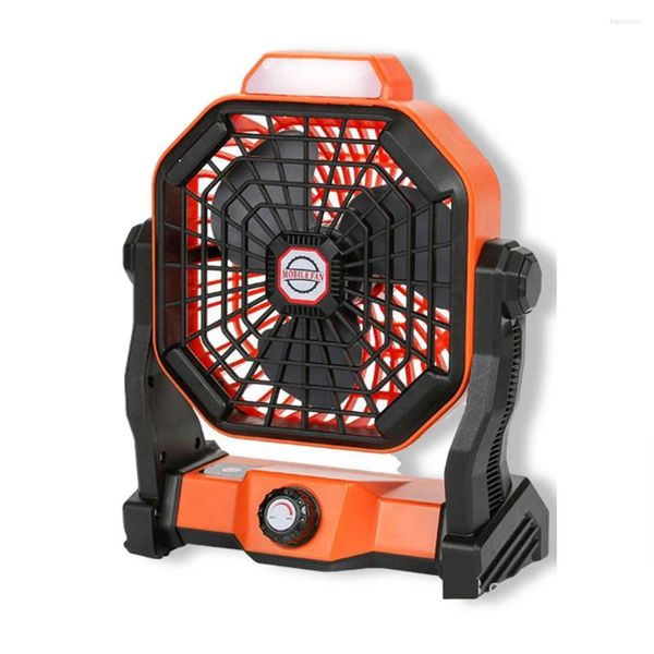 Lanternes portatives USB mobile rechargeable lanterne de vitesse réglable ventilateur de camping avec lumières LED pour tente 7800mAh alimenté par batterie